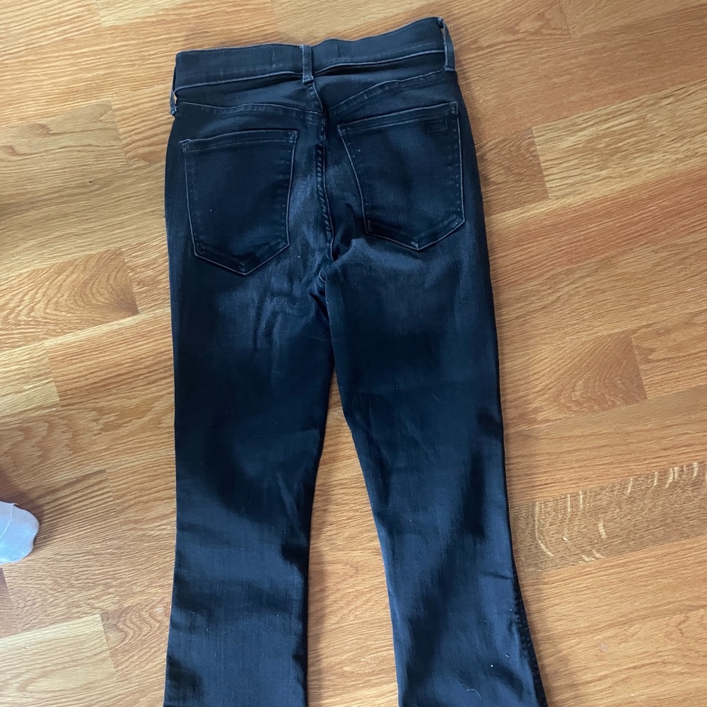 AYR The Shade jean in DARK WASH BLACK SIZE 26 - Picture 3 of 9